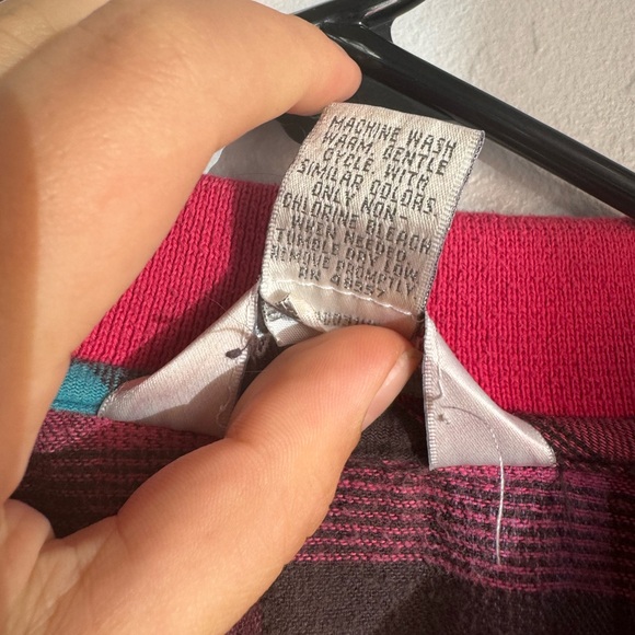 Colorful plaid button up - Picture 3 of 3